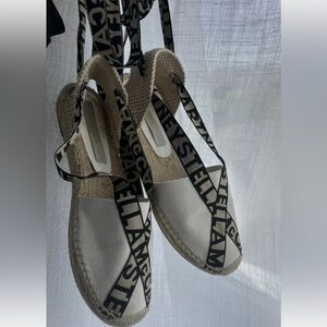 Stella McCartney Espadrilles - Cream and Black